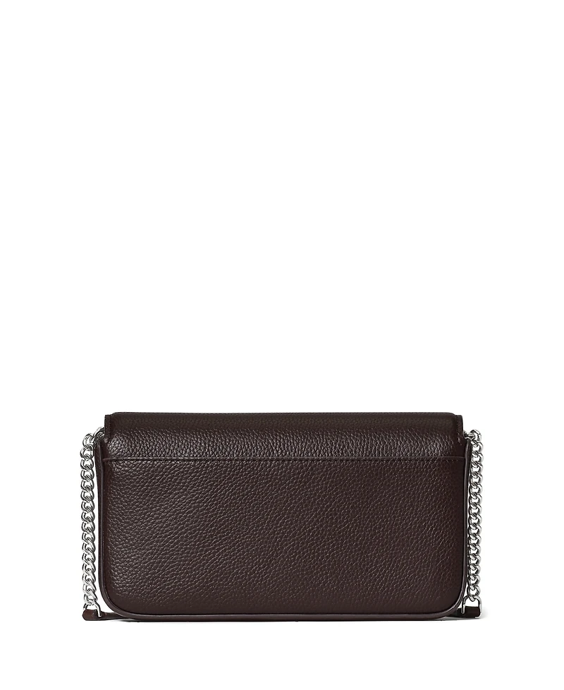 kate spade new york Ava Pebbled Leather Flap Chain Wallet