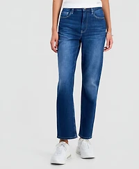 Guess Women's '80s High Rise Straight-Leg Jeans