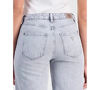 Guess Women's Cotton High-Rise Wide-Leg Jeans