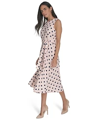 Calvin Klein Petite Sleeveless Belted Midi Dress