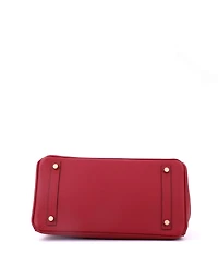 Pre-Owned HERMES Birkin 30 Handbag Red Epsom with Gold Hardware