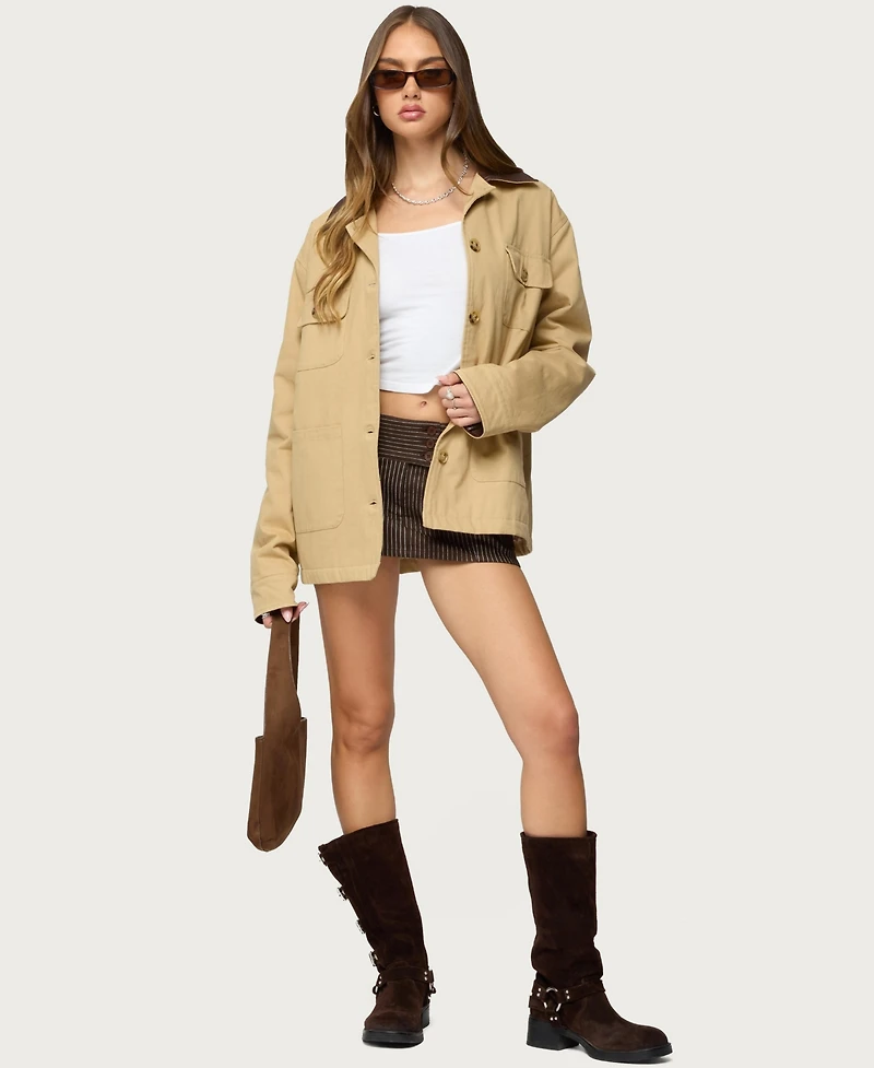 Edikted Women's Harper Barn Coat