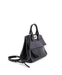 Pre-Owned Salvatore Ferragamo Small Studio Satchel Leather