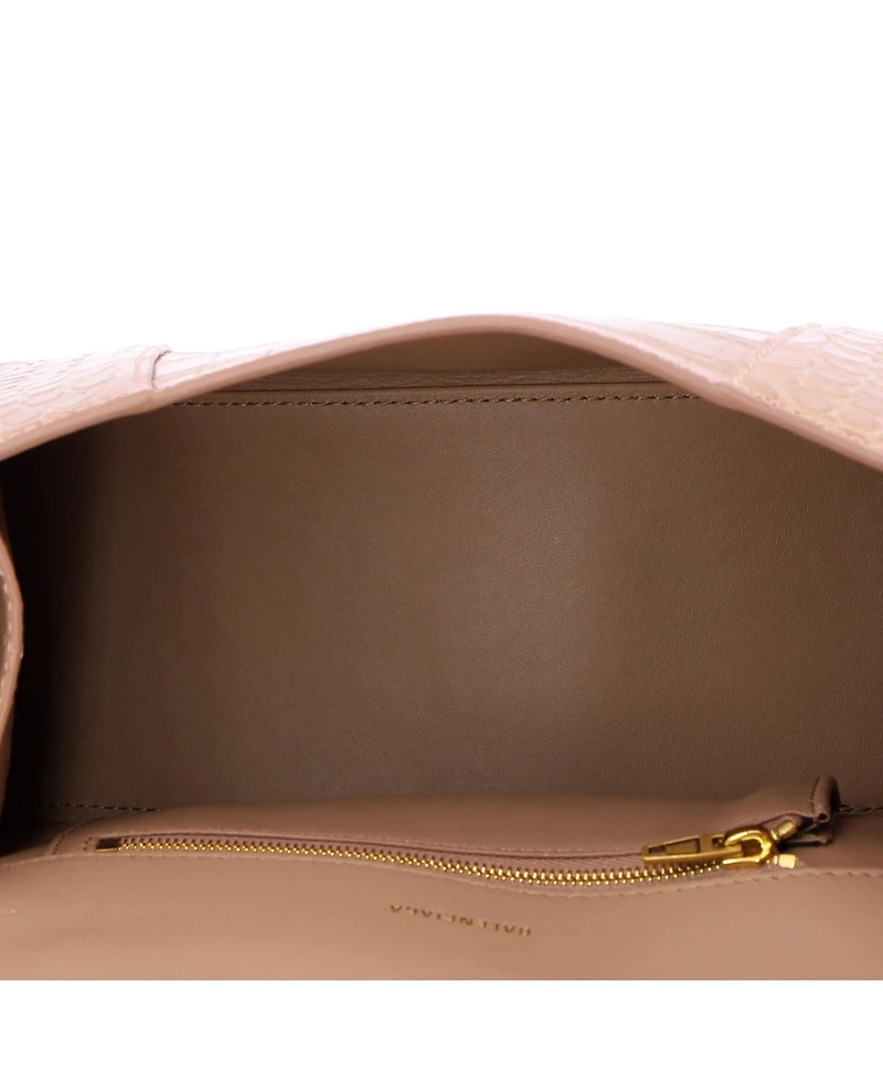 Pre-Owned Balenciaga Small Hourglass Top Handle Bag Embossed Leather