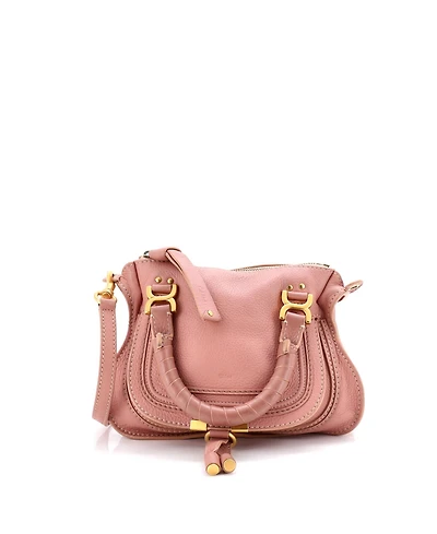 Pre-Owned Chloe Baby Marcie Satchel Leather