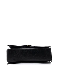 Pre-Owned Balenciaga Large Crush Chain Flap Bag Leather