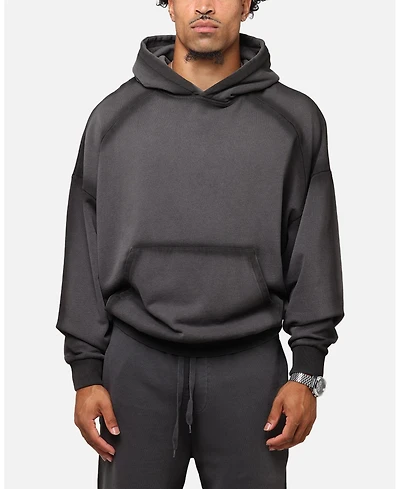 Saint Morta Men's Contrast Wash Hoodie Black