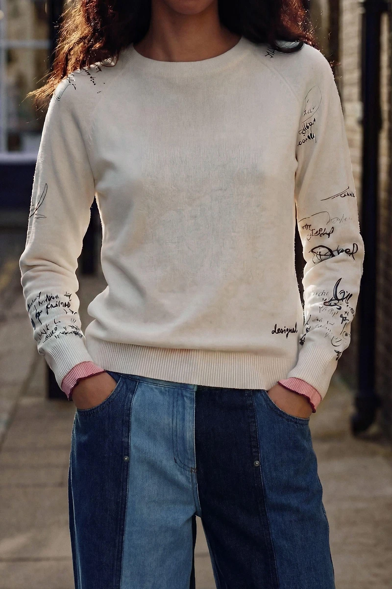 Desigual Women's Fine jersey lettering