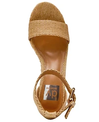 Dv Dolce Vita Women's Tammara Ankle-Strap Platform Whipstitch Wedge Sandals