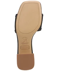 Franco Sarto Women's Kaori Square Toe Slide Sandals