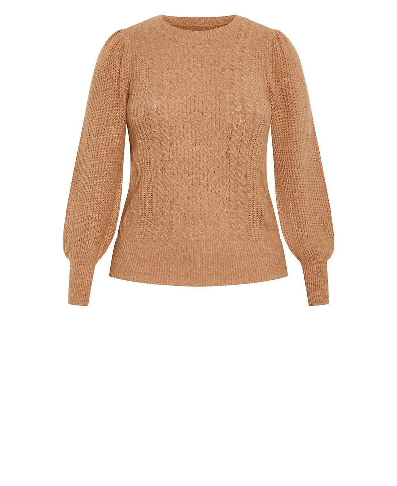 Avenue Women's Anne Cable Sweater