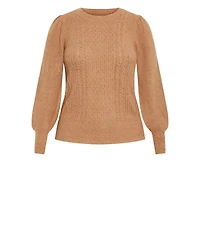 Avenue Women's Anne Cable Sweater