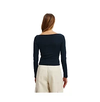 Cotton On Women's The Ls Off Shoulder Graphic Tee