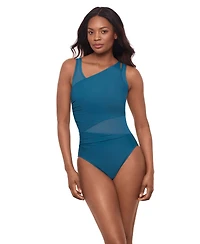 Miraclesuit Illusionist Azura Allover-Slimming One-Piece Swimsuit