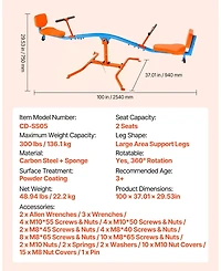 Mecale Kids Seesaw, 300 lb Capacity Sit and Spin Teeter Totter with Easy-Grip Handles for Ages 3