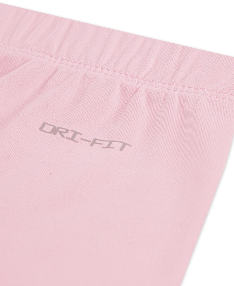 Nike Girls' Toddler 2T-4T Quarter-Zip Top and Shorts, 2-Piece Set