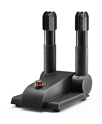 Ecooso Shoe Dryer, Foldable 2-Tube Boot Dryer w/ Timer, Heated Blower, V0 Flame-Retardant, Portable