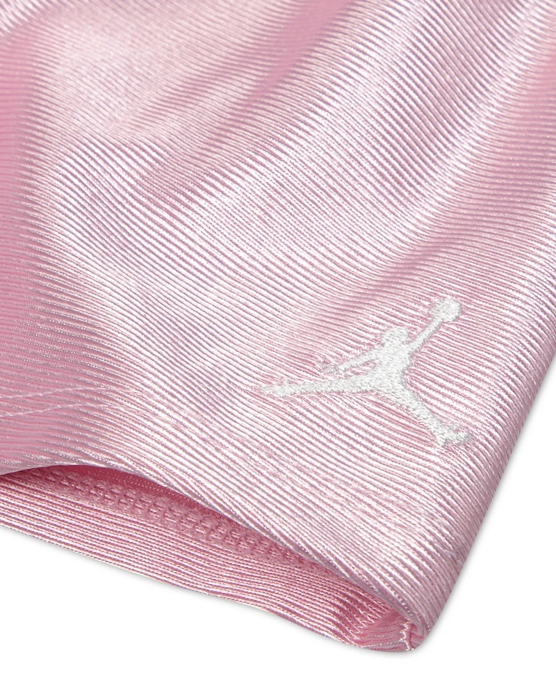 Jordan Girls' 4T-6X Flowy Durasheen Crewneck T-Shirt and Shorts, 2-Piece Set