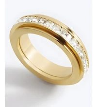 Mint & Lily Crystal Statement Spinning Fidget Ring