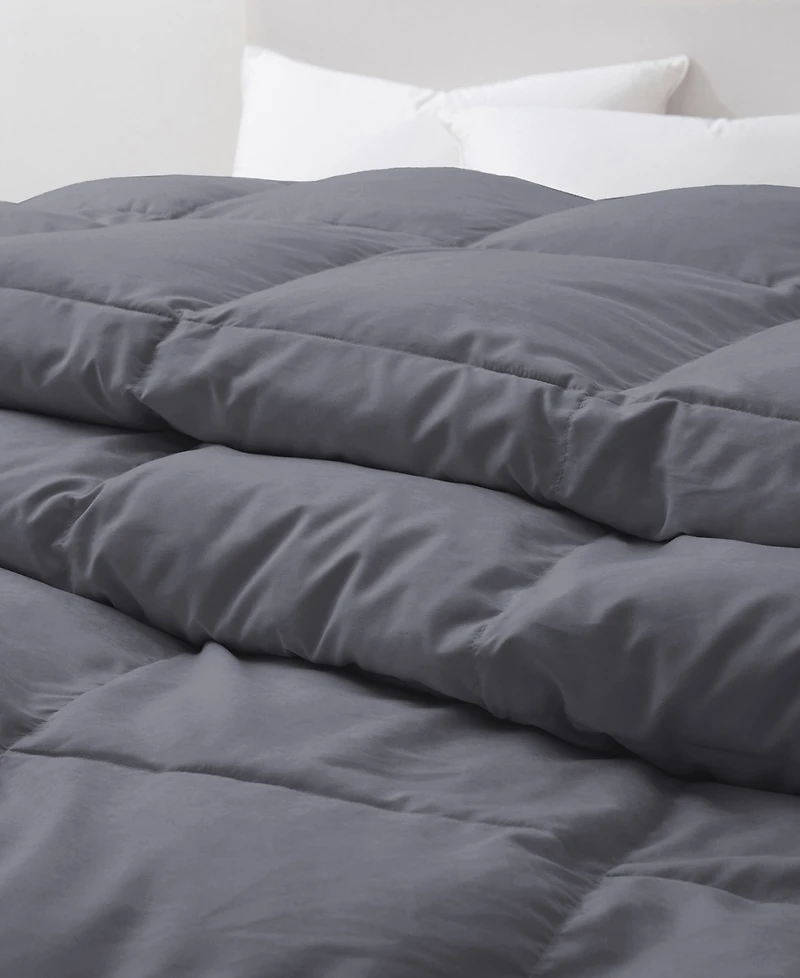 Unikome All-Season Goose Down Feather Fiber Comforter