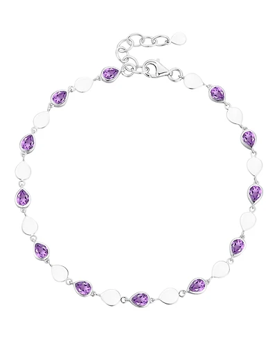 Macy's Blue Topaz (2-1/5 ct. t.w.) Luna Bracelet Sterling Silver (Also Available Multi-Stones)