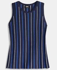 I.n.c. International Concepts Women's Multi-Stripe Sleeveless Sweater, Macy's Exclusive