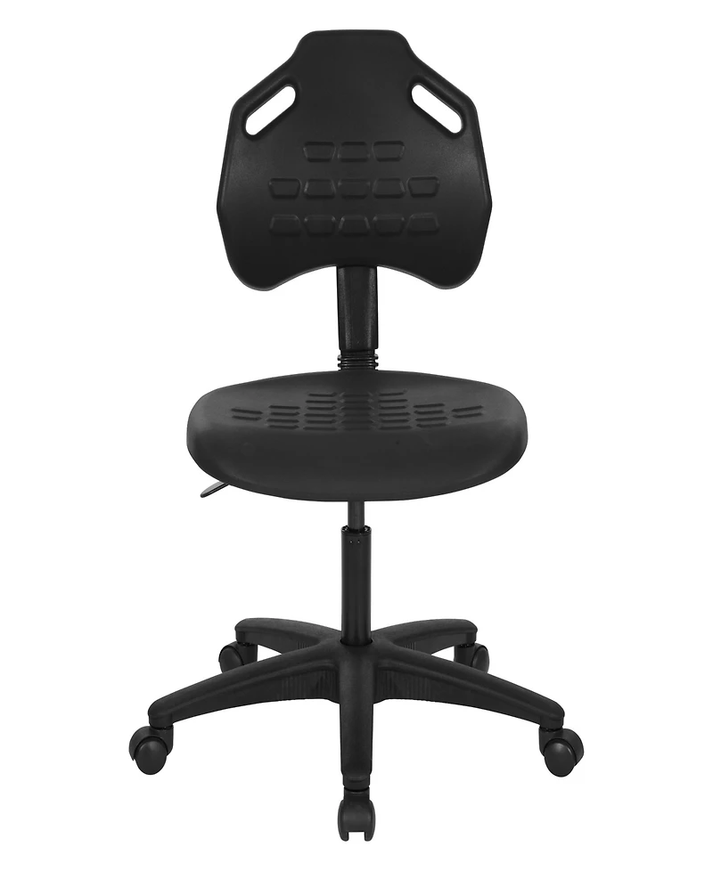 Osp Home Furnishings 33.25" Metal Self Skinned Urethane Task Chair