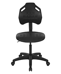 Osp Home Furnishings 33.25" Metal Self Skinned Urethane Task Chair