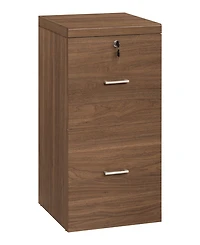 Osp Home Furnishings 28.5" Wood Alpine 2-Drawer Vertical File with Lockdowel Fastening System