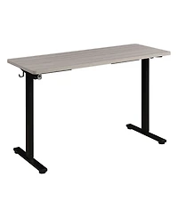 Osp Home Furnishings 59" Wood Primo Sit to Stand Electric Height Adjustable Desk