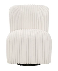 Osp Home Furnishings 27" Wood Lucia Swivel Chair