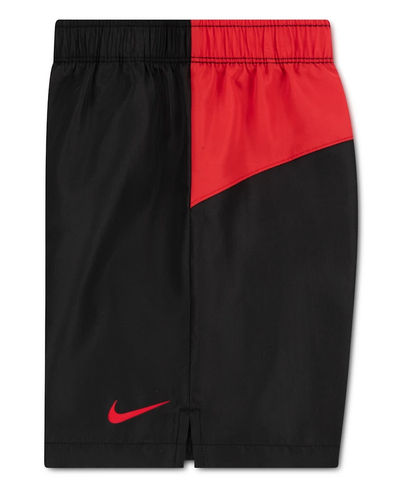 Nike Boys' 4-7 Dri-fit Crewneck T-Shirt and Woven Shorts, 2-Piece Set