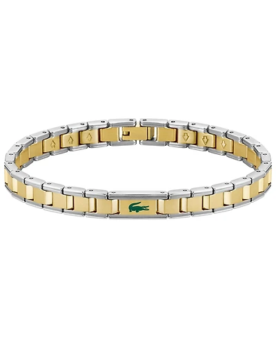 Lacoste Men's Metropole Edge Two-Tone Stainless Steel Bracelet