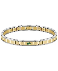 Lacoste Men's Metropole Edge Two-Tone Stainless Steel Bracelet