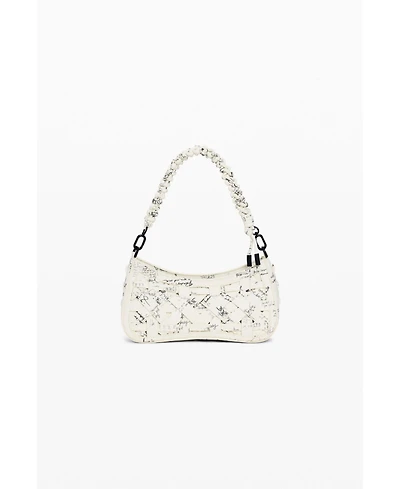 Desigual Women's Small braided bag with lettering