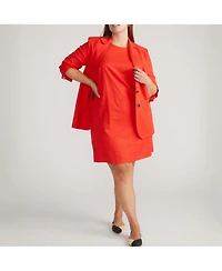 Universal Standard Plus Size Terrace Linen Shift Dress