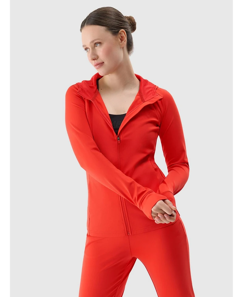 4F Women's regular quick-dry training sweatshirt