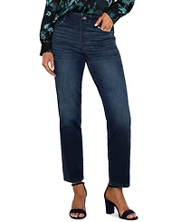 Liverpool Los Angeles Petite Mid Rise Gia Straight Glider Jeans