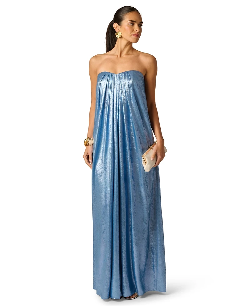 Adrianna Women's Foiled Strapless Ball Gown