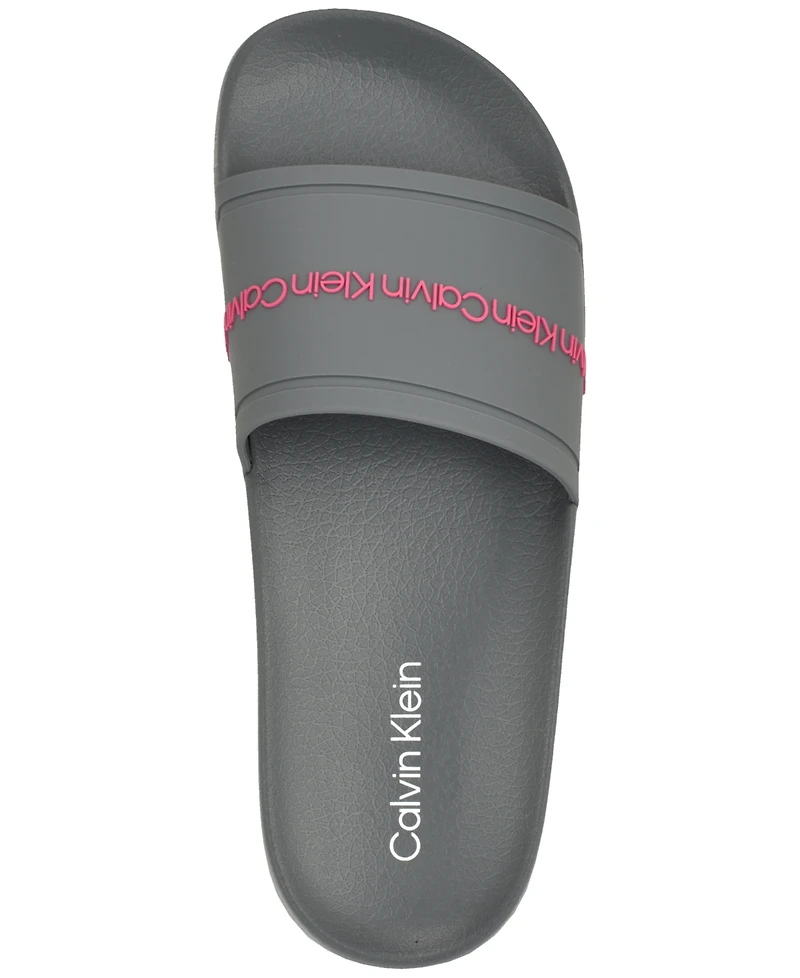 Calvin Klein Women's Anyka Slip-On Slide Sandals
