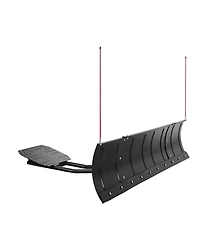 Mecale Snow Plow Blade Kit, 43"-72" Adjustable Width, Universal Atv/Utv Mount, Rubber Flaps, Heavy-Duty Steel