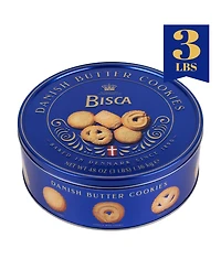 Bisca Danish Butter Cookie Tin, 3 lbs.