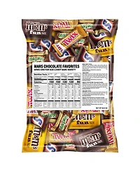 Mars Chocolate Favorites Minis Size Candy Bars Assorted Variety Mix Bag, 62.6 oz