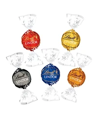 Lindor Assorted Truffles Ghirardelli Squares Premium Dark Chocolate Assortment, 2 Pack