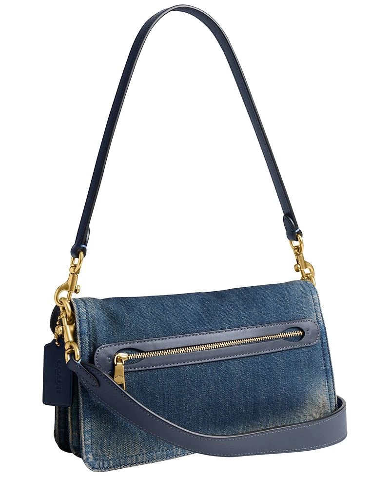 Coach Soft Loved Denim Tabby Small Shoulder Bag