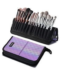 Byootique Makeup Brush Holder Bag Foldable Cosmetic Case ForgetMeNot