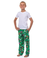 Minions Kids Pajamas Best Gift Ever Despicable Me Flannel Lounge Sleep Pajama Pants