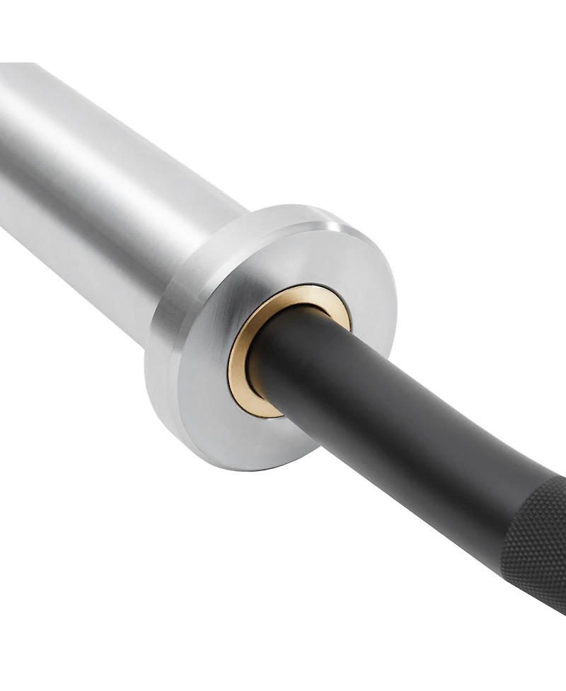 Philosophy Gym 47" Ez Curl Olympic Barbell - 8.5KG 25mm Grip 400LB Capacity 4 Needle Bearing 2" Weightlifting Bar