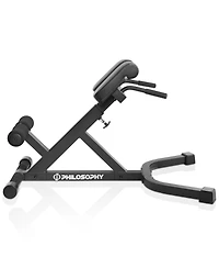 Philosophy Gym Hyper-Extension Roman Chair - Adjustable Lower Back Bench Machine