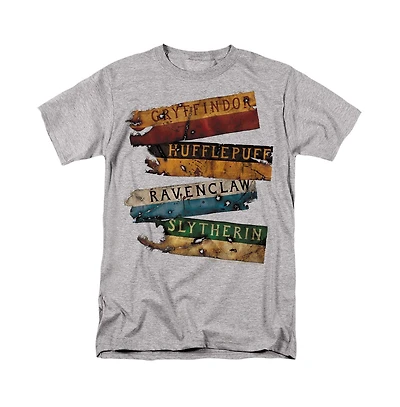 Harry Potter Men's Burnt Banners T Shirt